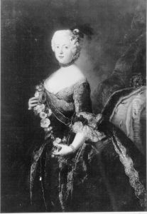 Prinzessin Anna Amalia von Preussen by Antoine Pesne
