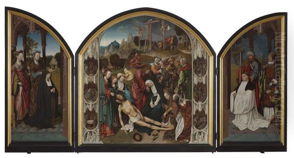 Triptych with the Lamentation of Christ - view 1