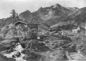 Bad Fuschl im Pinzgau by Friedrich Loos