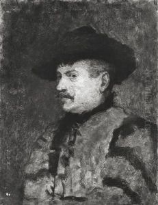 Brustbild eines ungarischen Bauern by August von Pettenkofen