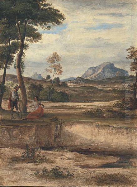 Campagnalandschaft mit dem Soracte - view 1