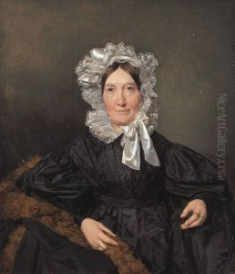 Bildnis einer edlen Managetta von Lerchenau by Ferdinand Georg Waldmuller