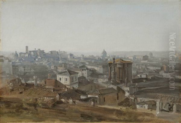 Blick von der Villa Malta auf das Kapitol - view 1