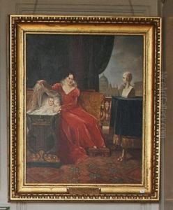 Portrait De La Comtesse Camille Detournon- Simiane