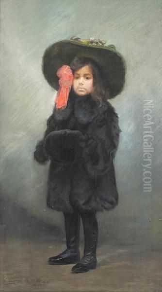 "frileuse", Portrait Of A Young Girl - view 1
