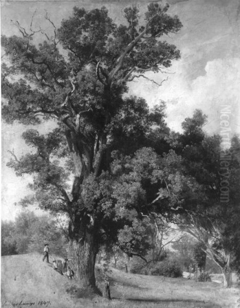Landschaft mit Eiche - view 1