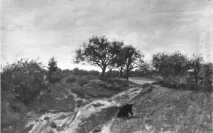 Rhonlandschaft by Albert Lang