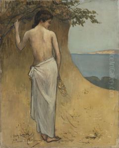 Madchen am Meer by Pierre Puvis de Chavannes