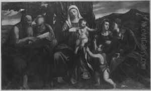 Sacra Conversazione (nach Bonifazio Veronese) by August Wolf