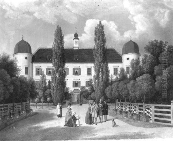 Vor dem Schloss (Wolfpassing?) - view 1