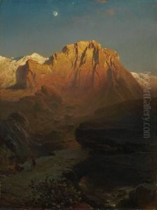 Abendgluhen in der Sierra Nevada
