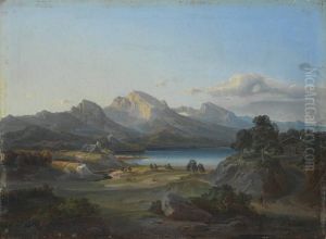 Der Kochelsee by Carl Rottmann