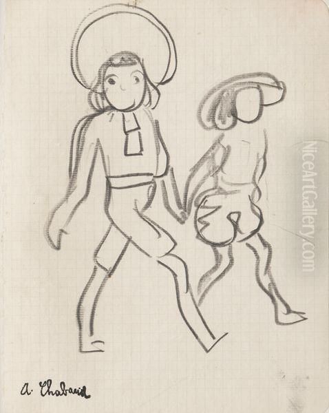 Enfants Aux Chapeaux - view 1