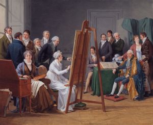 Atelierszene by Marie-Gabrielle Capet
