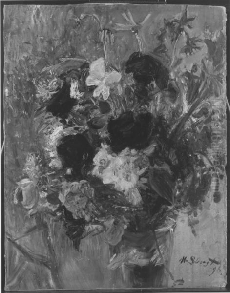 Blumenstillleben (Blumenstrauss im Glas) - view 1