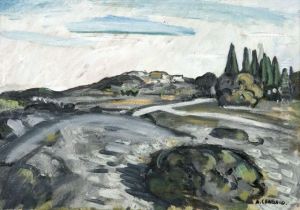 Paysage, Les Brusses by Auguste Chabaud