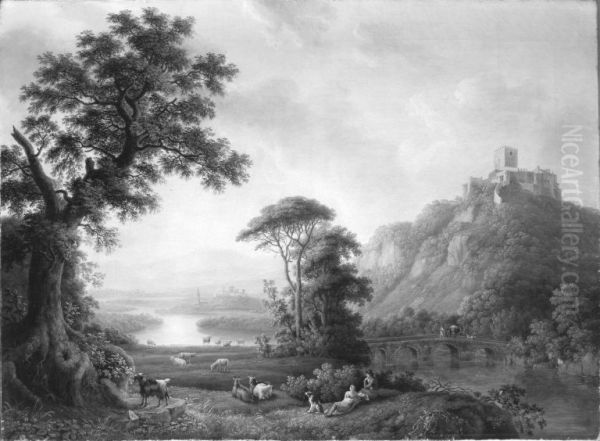 Flusslandschaft - view 1