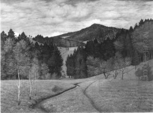 Fruhlingslandschaft bei Hausham Fruhlingslandschaft bei Hausham
