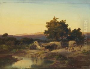 Gegend bei Granada by Fritz Bamberger