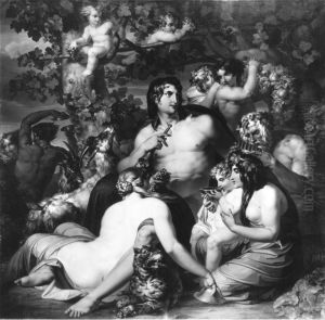 Erziehung des Bacchus by Robert Von Langer