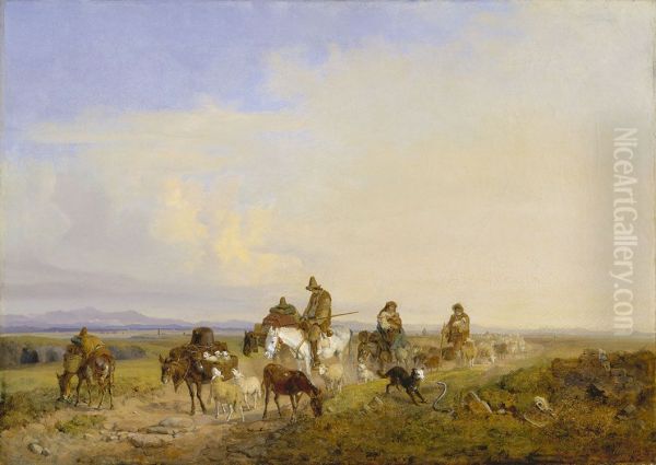 Schafer in der romischen Campagna - view 1
