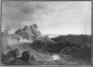 Die Amper bei Freising mit abziehendem Gewitter (Flusslandschaft im Voralpenraum bei abziehendem Gewitter) Die Amper bei Freising mit abziehendem Gewitter (Flusslandschaft im Voralpenraum bei abziehendem Gewitter)