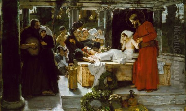 Die Erweckung der Tochter des Jairus - view 1