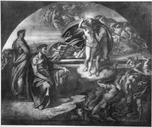 Dante und Vergil in der Unterwelt by Anselm Friedrich Feuerbach