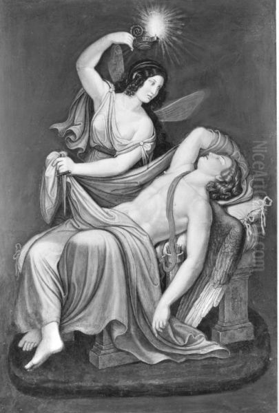 Psyche erblickt den schlafenden Amor - view 1