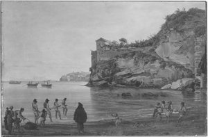 Blick von Posilippo auf Ischia Blick von Posilippo auf Ischia