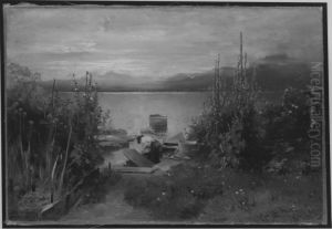 Fischerboote bei Frauenchiemsee Fischerboote bei Frauenchiemsee