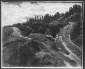Hugellandschaft by Wilhelm Lindenschmit the Younger