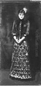 Irene von Keller, die Frau des Kunstlers by Albert von Keller