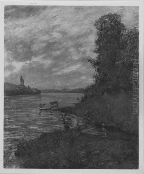 Landschaft am Rhein - view 1