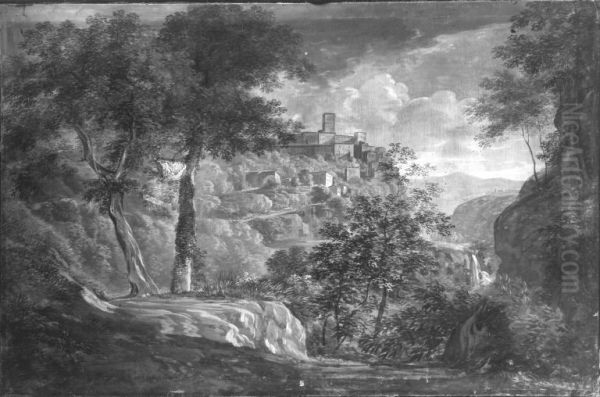 Italienische Bergstadt - view 1