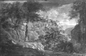 Italienische Bergstadt by Johann Georg von Dillis