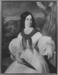 Therese Honig, geb. von Puffer by Moritz von Schwind
