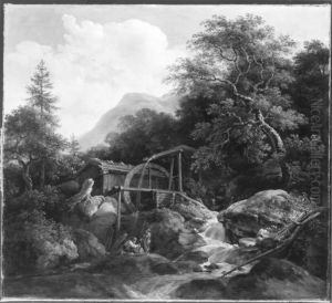 Wetzsteinmuhle bei Ohlstadt by Johann Georg von Dillis