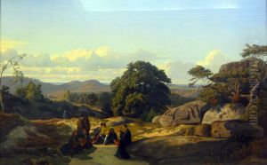 Abaelard spricht mit seinen Schulern bei MelunFrancais :Abelard parle a ses eleves aux alentours de Melun