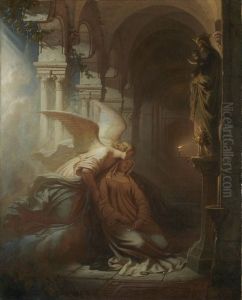Die Nonne by Eugen Neureuther
