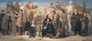Die von Konig Ludwig I. in Tatigkeit gesetzten Bildhauer by Wilhelm von Kaulbach
