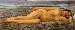 Am Strande by Max Klinger