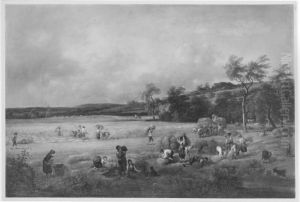 Erntelandschaft by Johann Christian Klengel