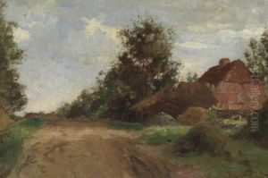 Bauerngehoft in Niedersachsen by Thomas Ludwig Herbst