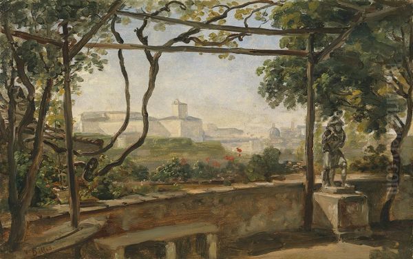 Blick von der Villa Malta auf den Quirinal - view 1