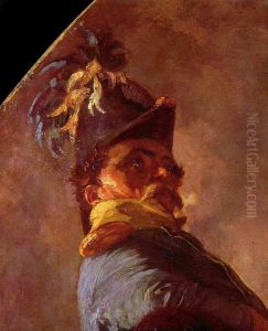 Blucher und Wellington bei Belle Alliance by Adolph von Menzel