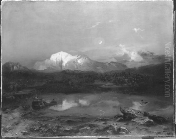 Der Hohe Goll mit dem Hintersee - view 1