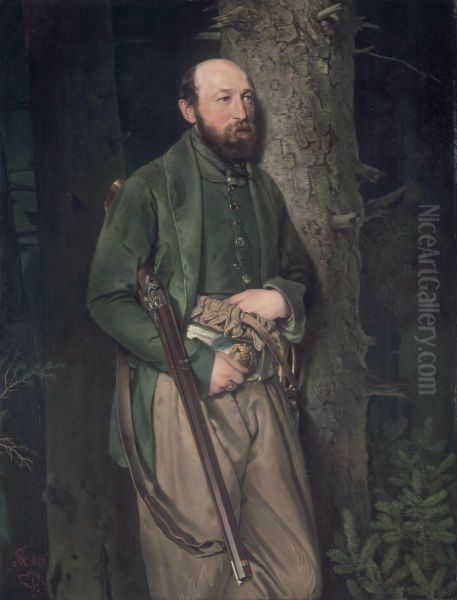 The Royal Saxon Forestry Inspector Carl Ludwig von Schonberg - view 1