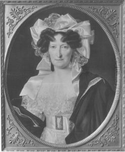 Bildnis einer Dame mittleren Alters by Ferdinand Georg Waldmuller