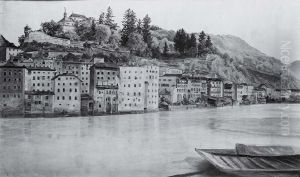 Hauser in Salzburg by Friedrich Loos